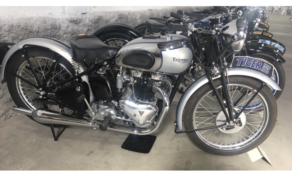 Early Triumph Motorcycle Parts Workshop